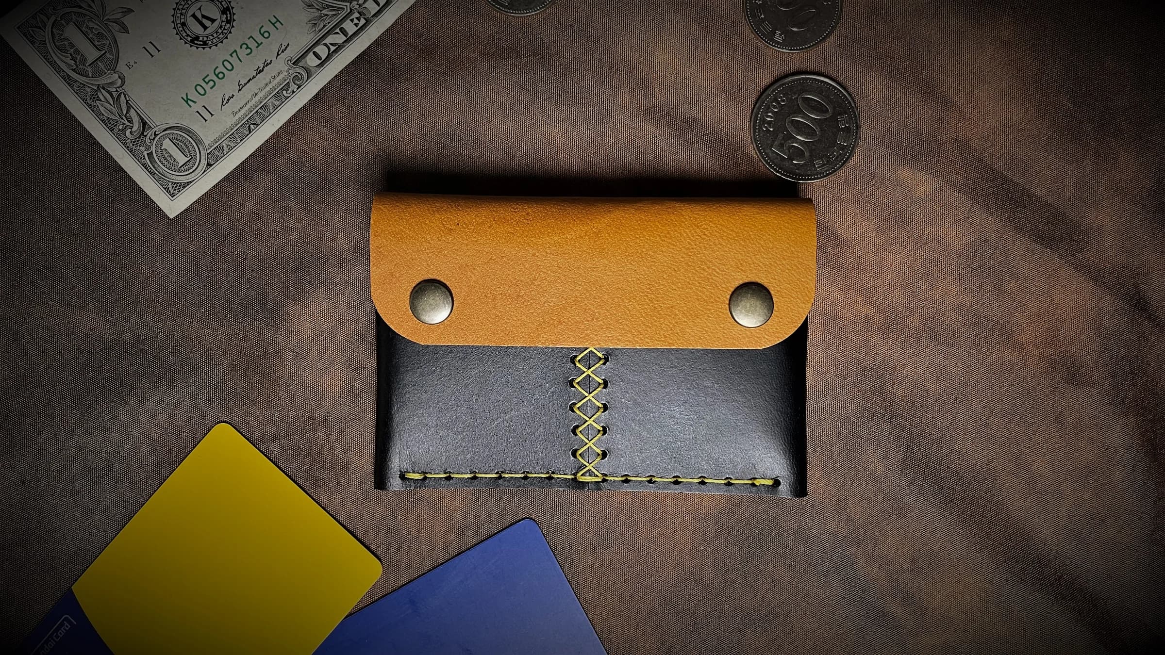 Handmade CROSSFOLD WALLET
