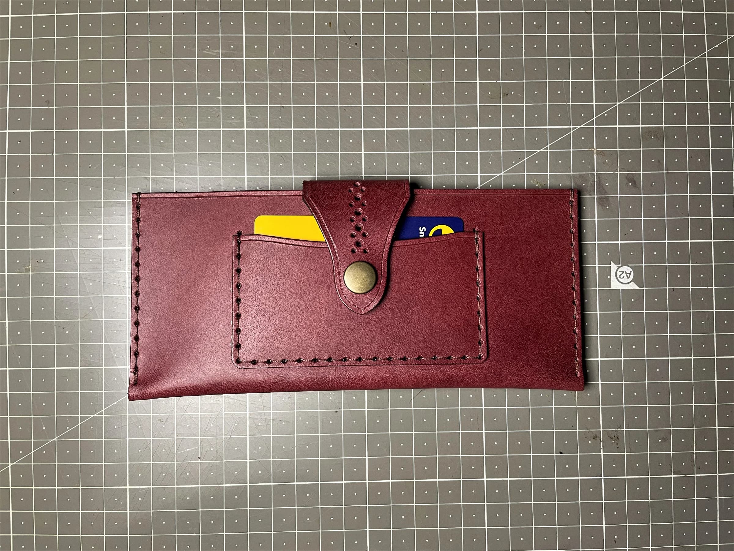 Handmade MINIMAL SNAP WALLET