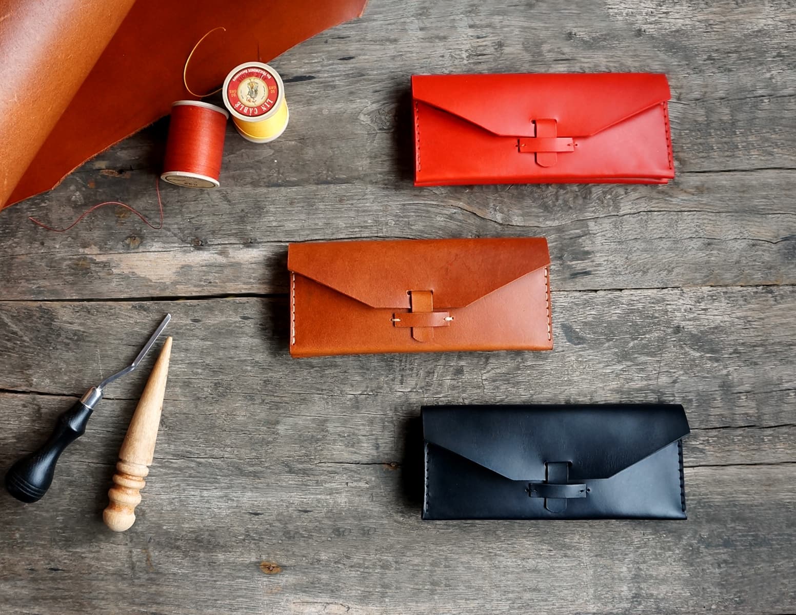 Handmade ACCORDION WALLET