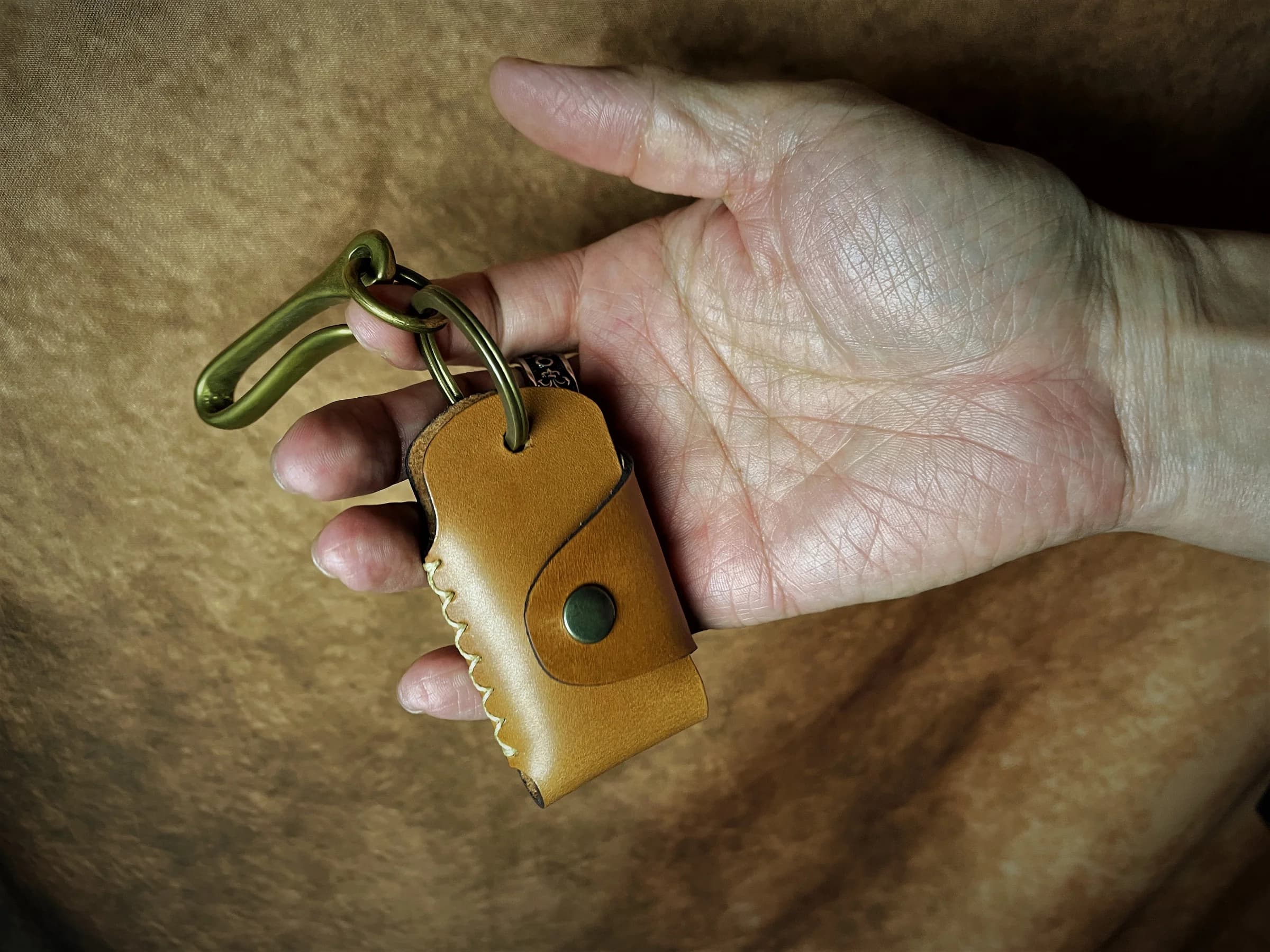 Handmade INITIAL KEY FOB – view 5