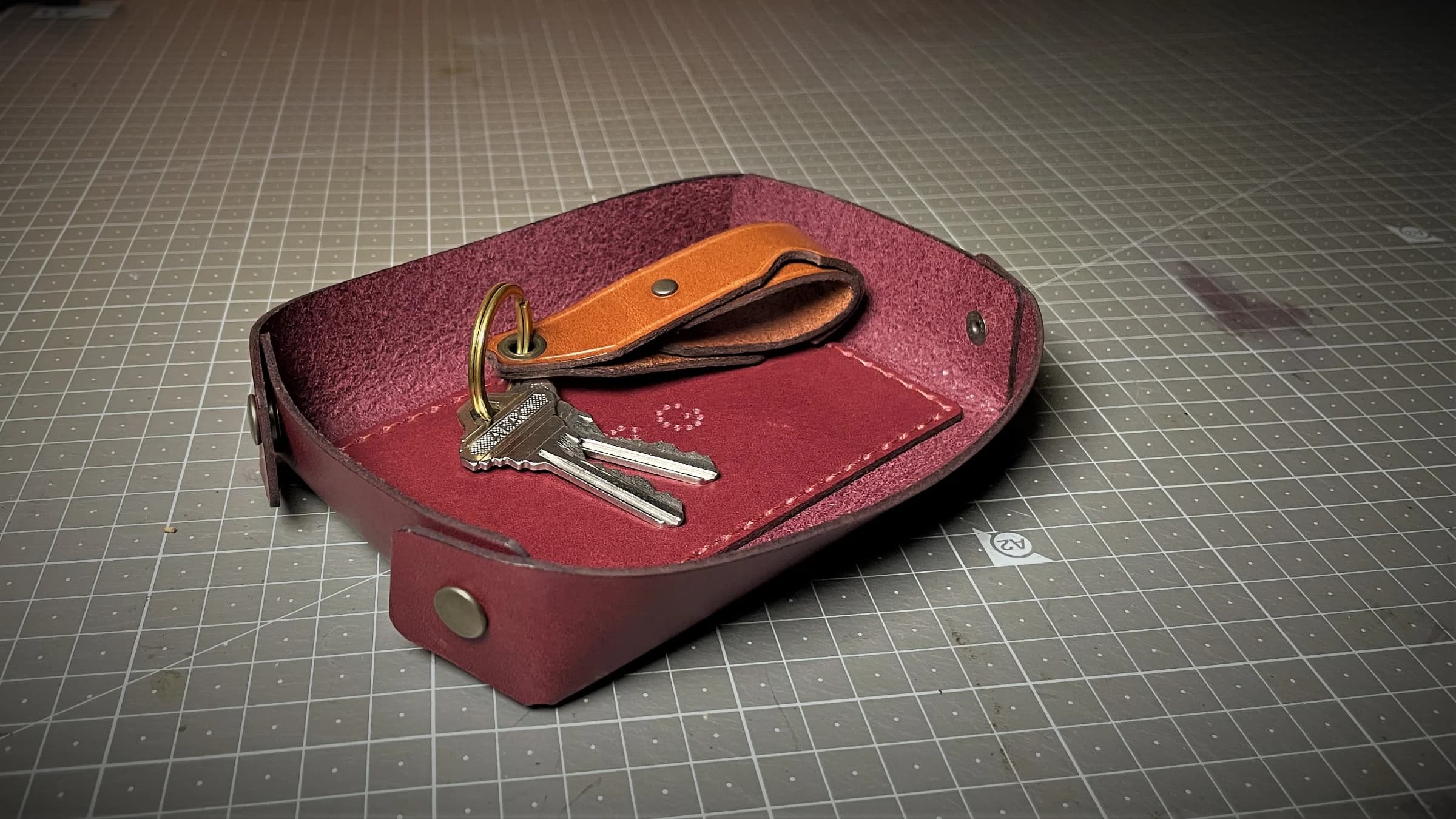 Handmade SNAP VALET TRAY