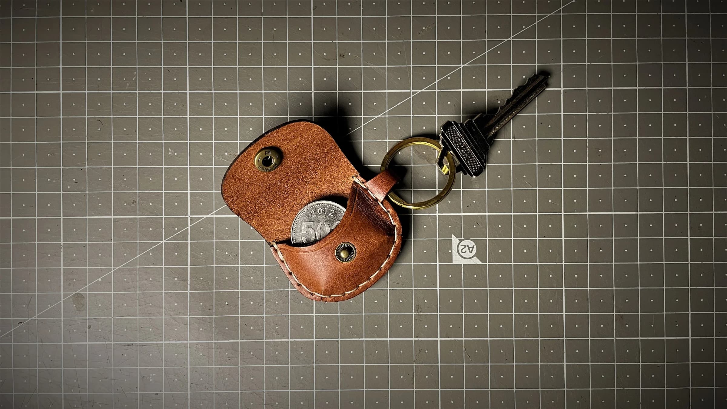 Handmade COIN KEYCHAIN