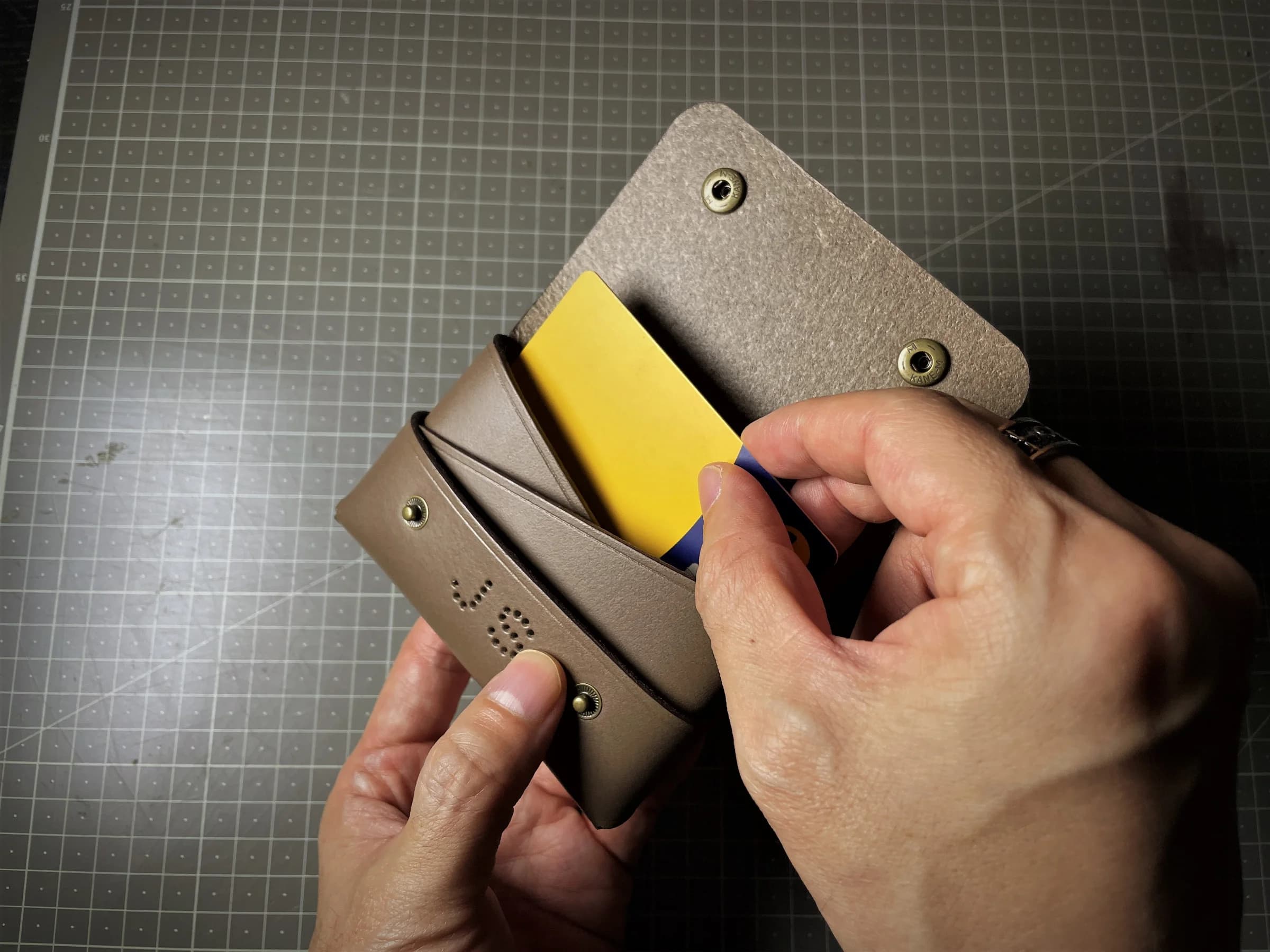 Handmade QUICK SNAP WALLET