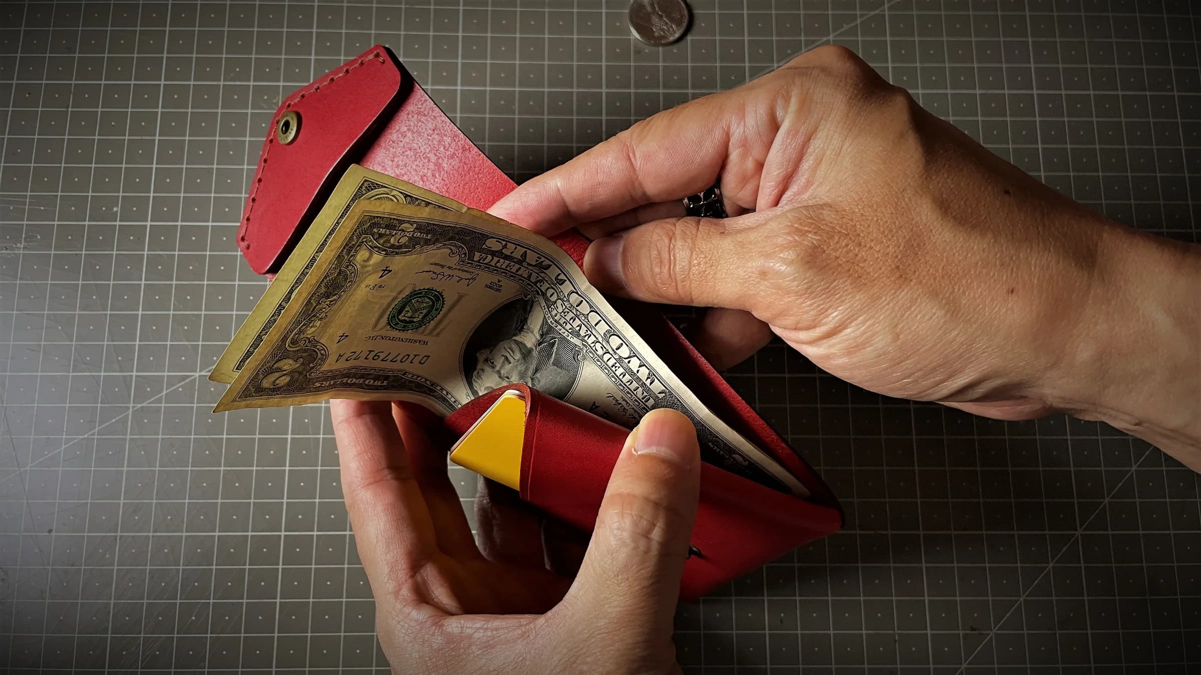Handmade MINIMAL FOLD WALLET