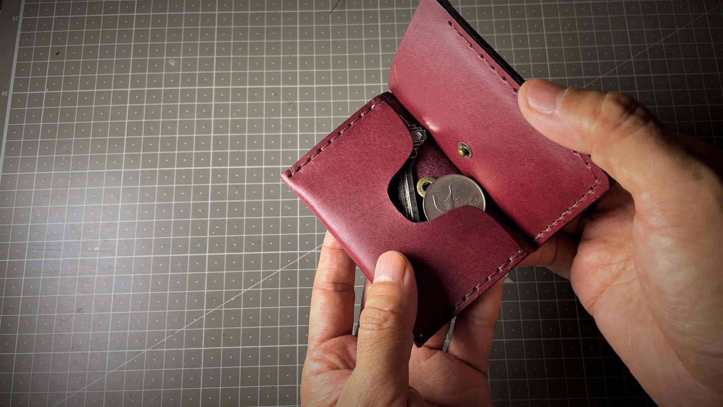 Handmade COIN POCKET CARD WALLET