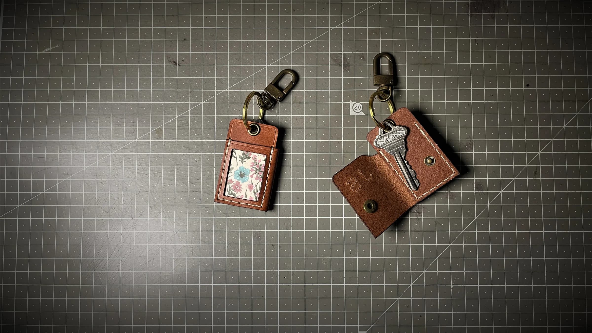 Handmade PHOTO KEY CASE
