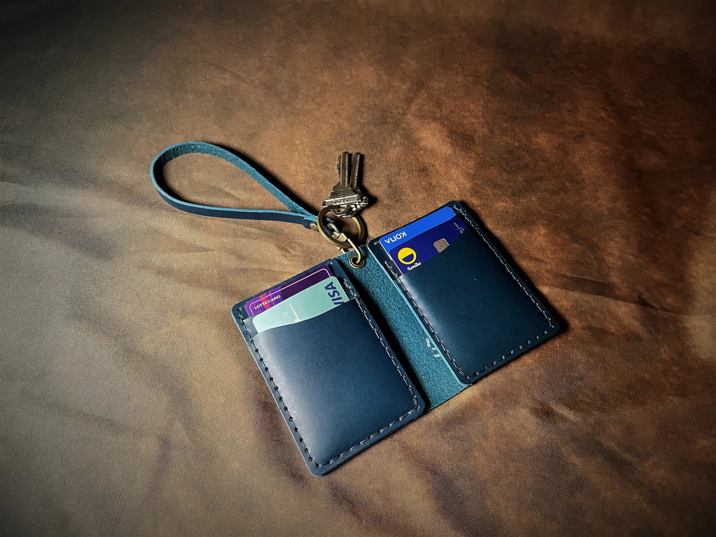 Handmade PUNCHFOLD CARD HOLDER